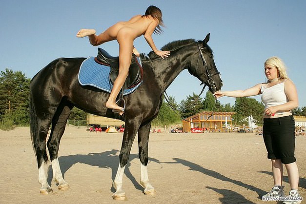 Young nudists video on horseback pure nudism [Nudism-Planet]