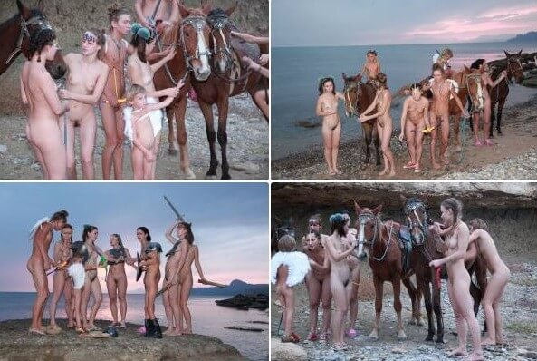 Mystical Horsey Riders Series photos - Nudity is perceived as part of natural existence and the beauty of life