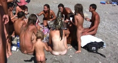 The vast oceanfront 1 Full HD video - Naturism creates harmony with the environment