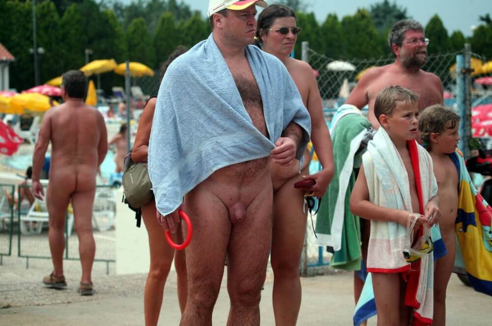 Naturist Pool Resort Exits photos - Participation in nudism contributes to personal growth