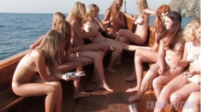 Candid HD: Nudist Boat Cruise Full HD video - In naturism, sincerity and honesty are valued