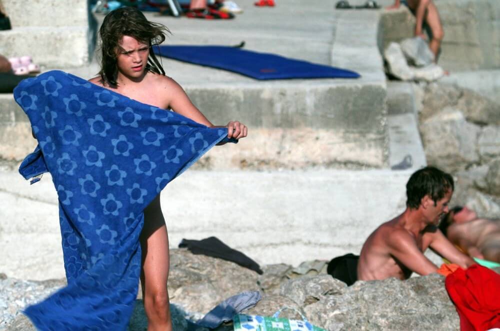 Nudist Rocky Family Angle - The entire upper aristocracy practiced nudism