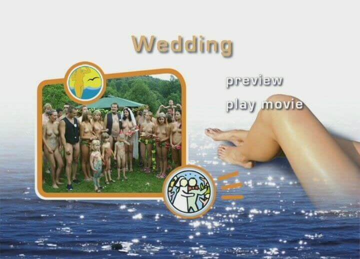 A wedding in a nudist collective - Nudity should be natural