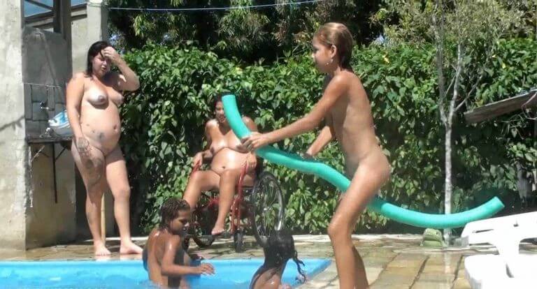 Oceanic Backyard Noon # 1 Full HD - In nudist culture, sincerity, honesty, and respect for oneself and others are valued