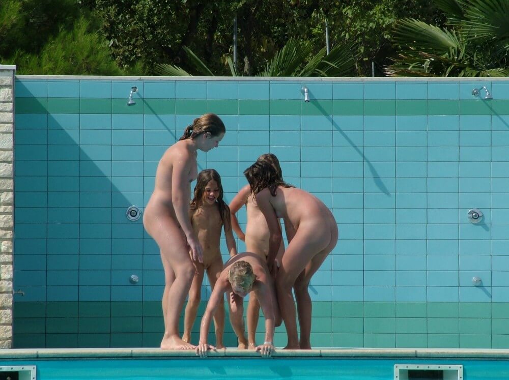 FKK Outdoor Children Pool pics - Nudism and naturism help break down stereotypes