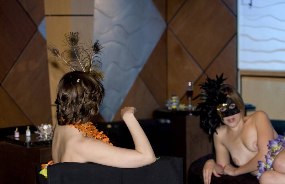Masquerade Lounging photos - Freedom of choice allows one to be oneself and to be a naturist