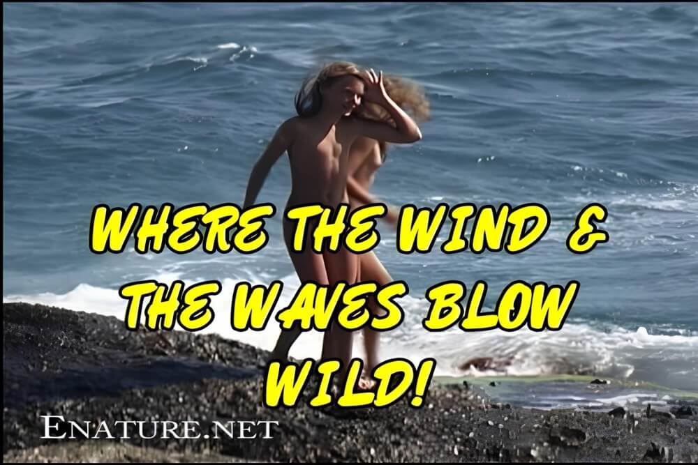 Enature - Where the Wind and the Waves Blow Wild! - Nudism and naturism value harmony and balance