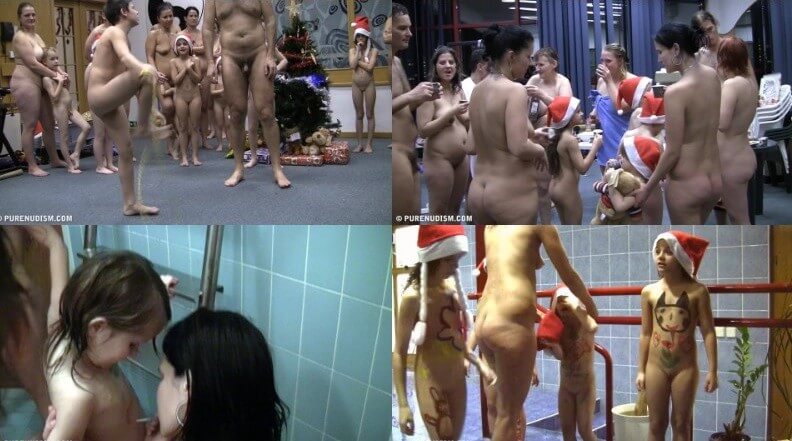 Christmas day Full HD video - Growing up on a nudist beach