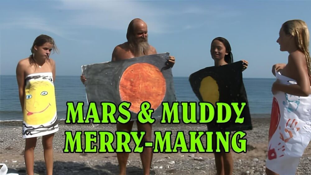 Mars of muddy merry making - Beautiful family nudism