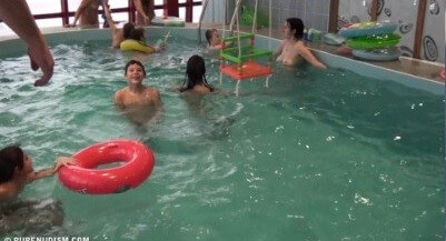 Indoor Swim Exercise 2 Full HD video - Nudism has been around for a very long time