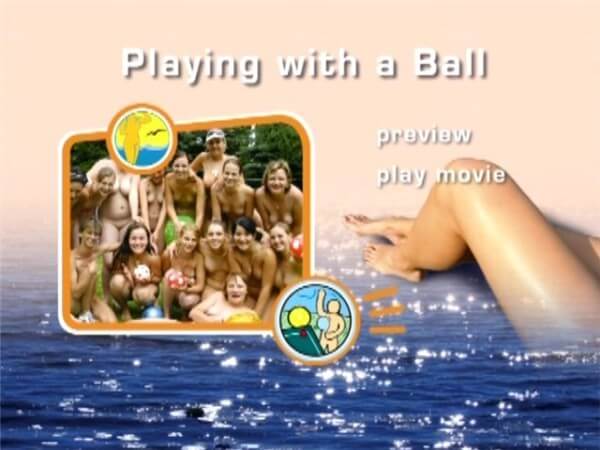 Naturist Freedom: Playing with a ball - Naturism teaches respect and love for the natural world