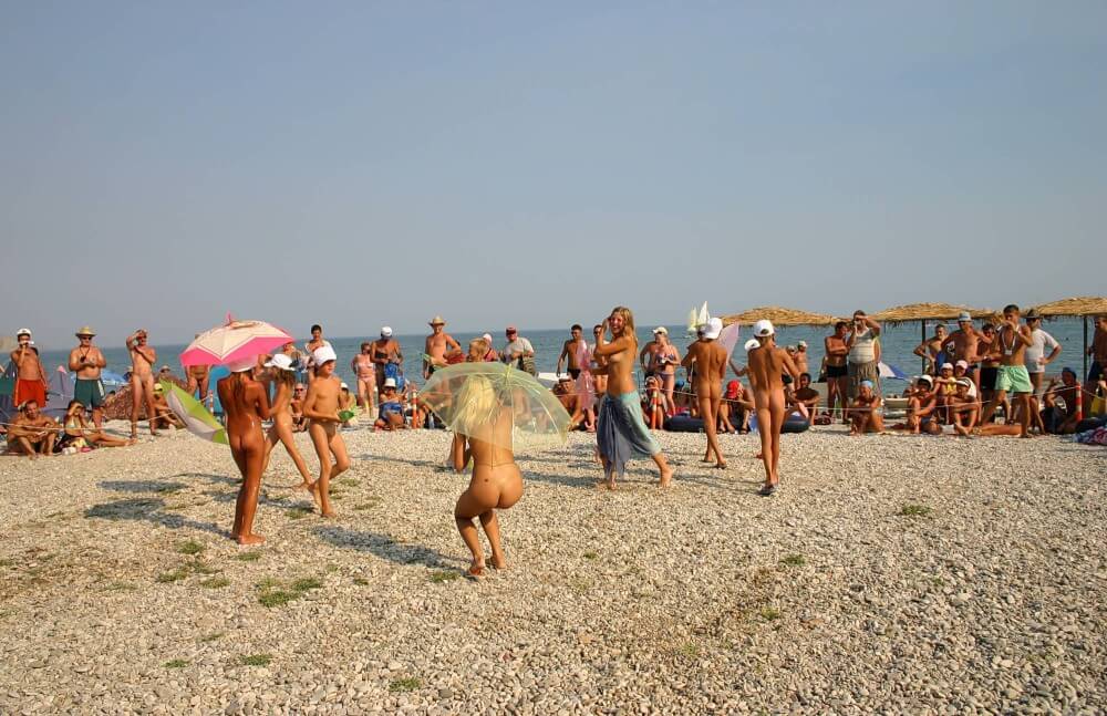 Ribbon and Umbrella Dance pics - Nudity is perceived as a natural aspect of life