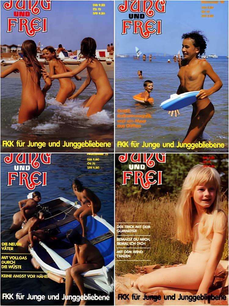 Jung und Frei Nr 9-12 - People in a State of Complete Nudity