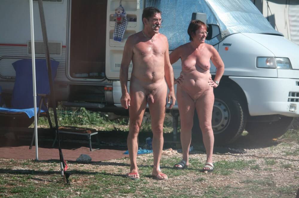 Crete FKK Camping Tour pics - Leaving the house while naked