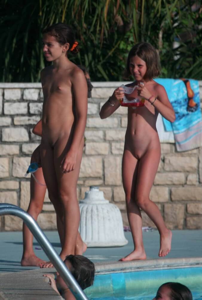 Two Poolside Nudist Girls pics - Freedom of choice is important for anyone who wishes to become a naturist