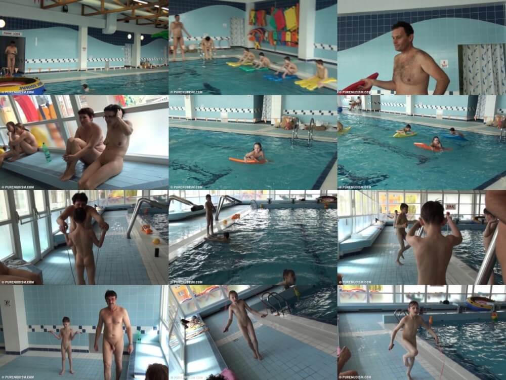 Poolside activities 2 Full HD - Naturists view nudity as a philosophy of life