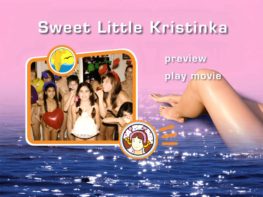 Naturist Freedom: Sweet Little Kristinka DVD - Nudism reduces self-consciousness